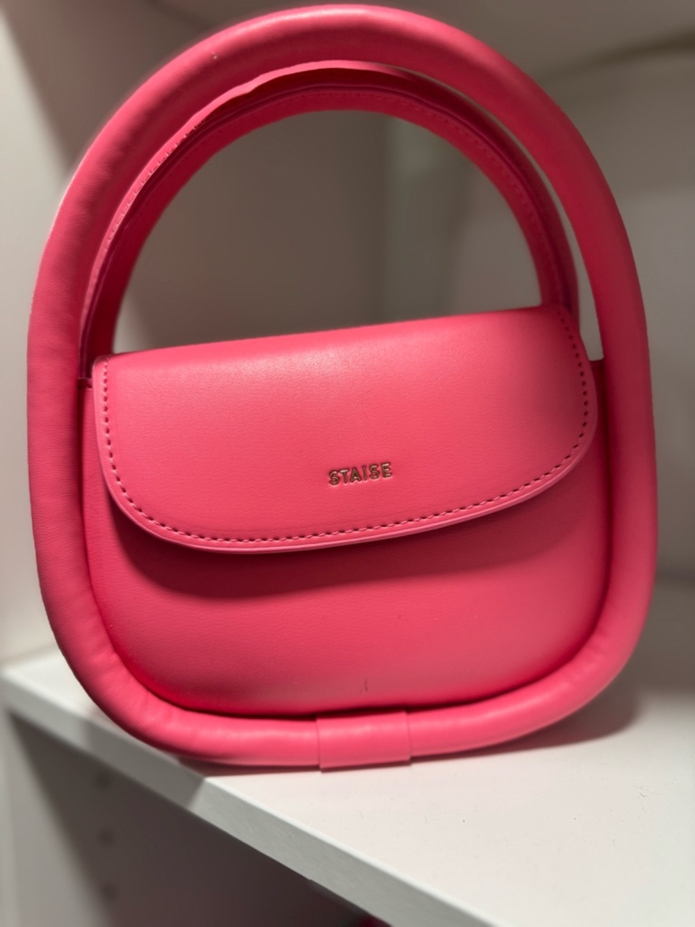 Pink Mini Top-Handle Bag